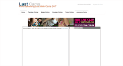 Desktop Screenshot of lustcams.net